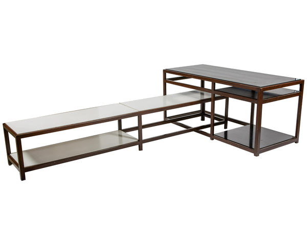 Set of Dunbar Architectural Interlocking Tables, Model 5404 by Edward Wormley