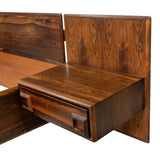 Rare Rosewood Platform Bed by Inter-Continental Design Limited